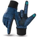 Rivmount Lightweight Winter Running Gloves, Touch Screen & Anti-Slip Warm Thermal Glove Liners, Cool Weather Driving Cycling Hiking Biking Walking