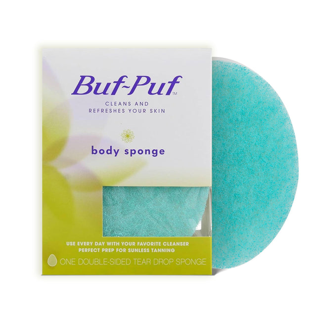 Buf-Puf Body Sponge, Bath Sponge, Dermatologist Developed, Cleanses Skin of Dirt