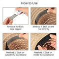 MOJOTORY Hat Size Reducer, Soft Latex Hat Sizing Tape | Hat Insert to Make Fit Smaller, Self-Adhesive Foam Tape, For Cowboy Fedora Baseball Caps,