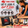 The Original Rhino Strong Commercial Grade Air Wedge Bag Pump Professional Leveling Kit & Alignment Tool Inflatable Shim Bag Single
