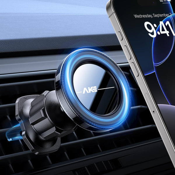 AKESEPE for Magsafe Car Mount [2025 Strongest Magnet Power] Magnetic Phone Holder for Car Vent 360Â° Rotation Magnetic Car Phone Holder Mount for