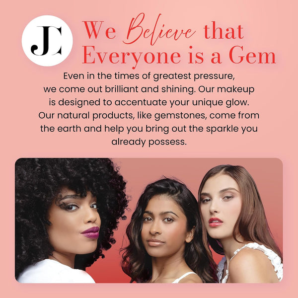 Juwel Cosmetics Frosted Finish Lipstick, Long Wear Moisture-Rich Shades with Natural Minerals, Matte Lipstick Contains Shea Butter, Grapeseed &