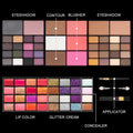 All in One Makeup Gift Kit - Ultimate Color Combination - 36 Eyeshadow, 28 Lip Gloss, 3 Blusher, 4 Concealer, 3 Contour Powder, 3 Brushes, 1