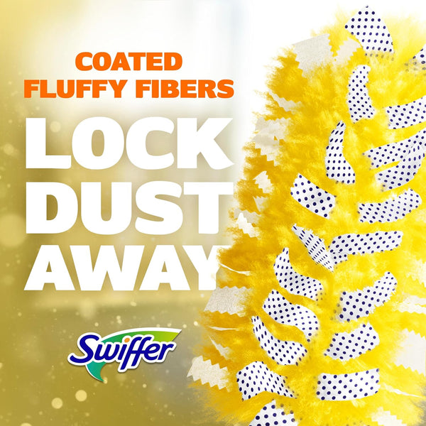 Swiffer Dusters Heavy Duty Multi-Surface Duster Refills for Cleaning, Unscented, 11 Count 1 Pack (11 Count) Ceiling Fan Duster