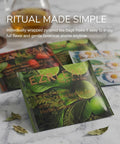 EZR LEAF Pura Caffeine-Free Herbal Tea Collection, 22ct Pyramid Tea Bags, Floral & Fruit Tea Gift Set with Lemon Verbena, Chamomile Mint,