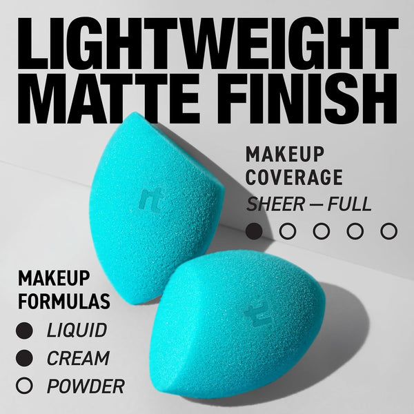 Real Techniques Miracle Airblend Makeup Sponge, 1 Count 1 Count (Pack of 1)