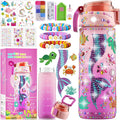 Decorate Your Own Water Bottle Kits for Girls, Mermaid Painting Diamond Art & Bracelet Making Kit for Girls, Crafts for Kids Ages 4-8, Birthday