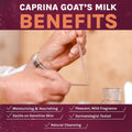 Caprina by Canus Goat Milk Soap Bar, ORIGINAL, 3.2 oz (90 g) Bars, 6-Pack, Moisturizing Daily Cleanser for Face, Hands & Body, Fresh Canadian Goat