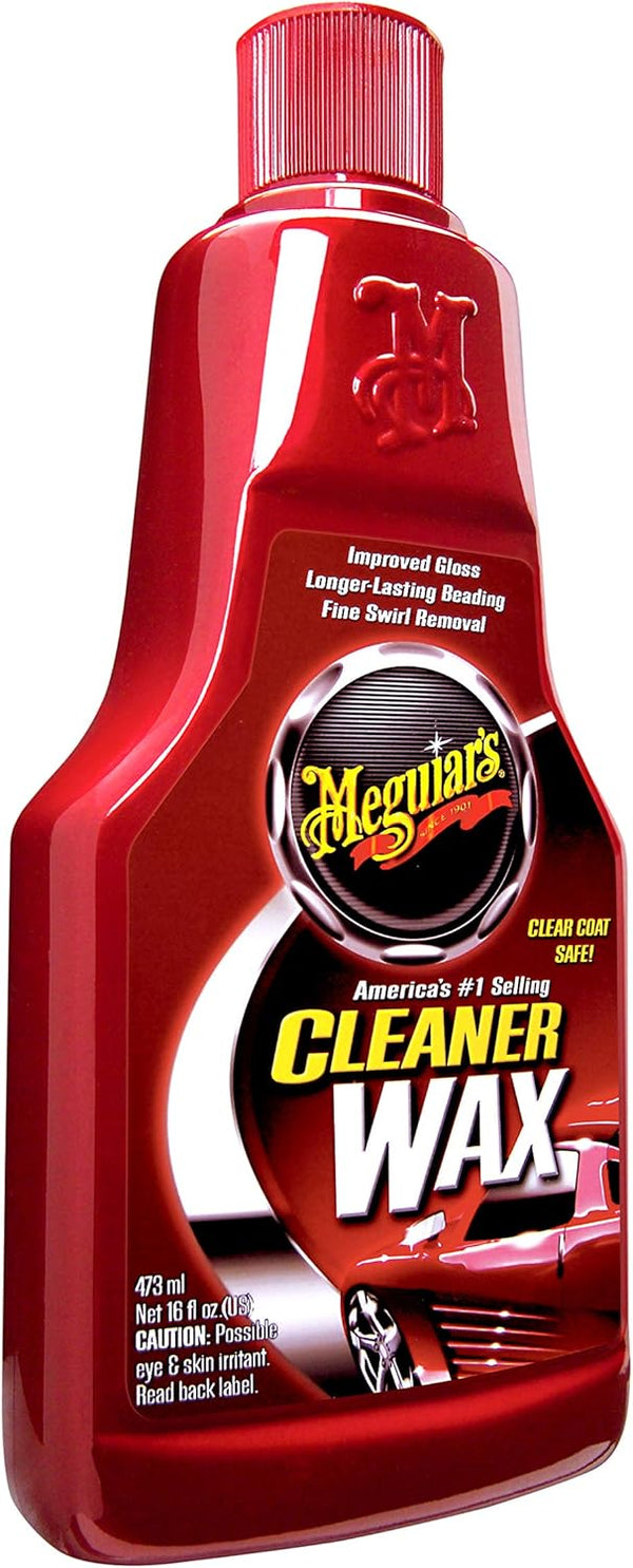 Meguiar’s Cleaner Wax, Liquid Car Wax For Diy Drivers & Detailers—Cleans, Polishes And Protects; Use On Exterior Paint And Clear Coat Surfaces On