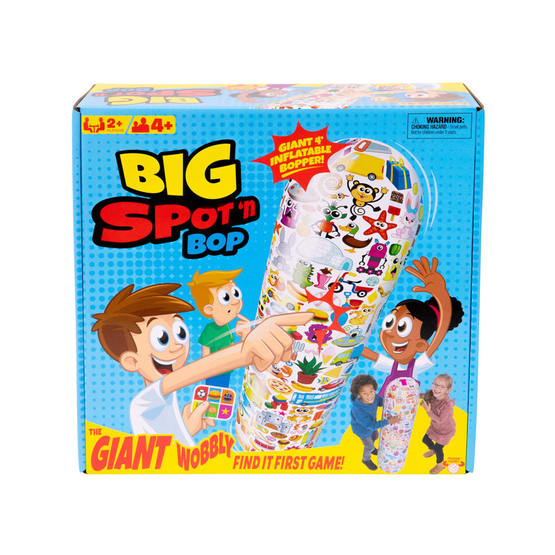 Big Spot 'N Bop! the Giant Wobbly "Find It First" Game, a Fun, Active Race for Mind and Body, Run around the Giant 4 Foot (122Cm) Inflatable