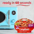 HORMEL COMPLEATS Spaghetti & Meat Sauce Microwave Tray, 7.5 oz. (7 Pack) Spaghetti with Meat Sauce