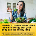 Nature Made Vitamin B12 1000 Mcg, Easy to Take Sublingual B12 for Energy Metabolism Support, 50 Sugar Free Fast Dissolve Tablets, 50 Day Supply