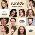 Retinol Eye Stick with Collagen, Hyaluronic Acid for Dark Circle, Wrinkles in 3-4 Weeks, under Eye Cream anti Aging, for Puffiness and Bags