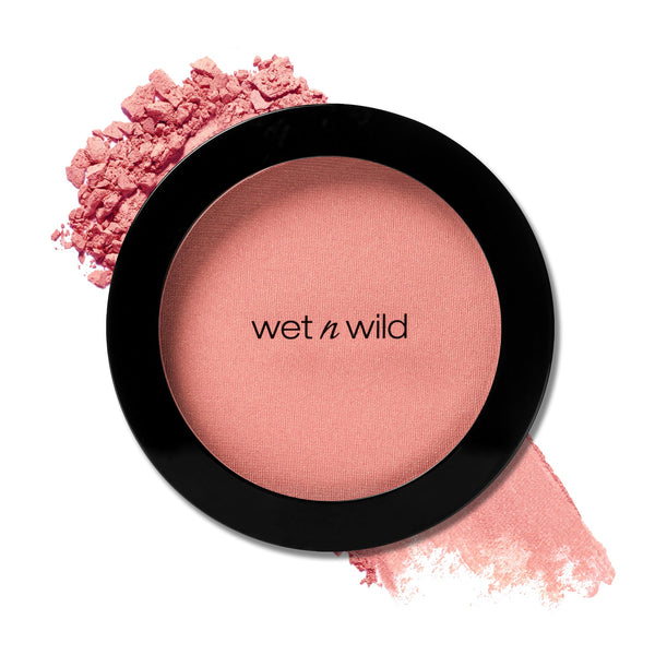 Wet N Wild Color Icon Blush, Effortless Matte Natural Sheer Glow & Seamless Blend, Luxuriously Infused Smooth Jojoba Oil, Cruelty-Free & Vegan -