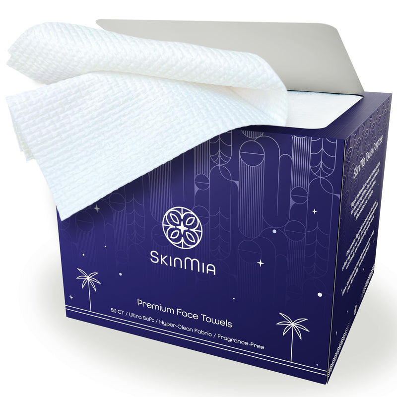 Disposable Face Towels XL Ã¢ÂÂ Ultra Soft, Odor-Free Dry Towelettes for Skincare & Makeup Removal, Plant-Based, Safe for Acne-Prone & Sensitive