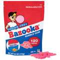 Bazooka Bubble Gum, Sugar-Free Chewing Gum Pellets, 120ct Pink Flavor 120 Count (Pack of 1)