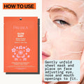 Pacifica Sheet Face Mask - Glow Baby Brightening Facial Mask W/Vitamin C, Aloe & Kelp Ã¢ÂÂ Cooling Mask for Dark Spots & Fine Lines - Clean Beauty