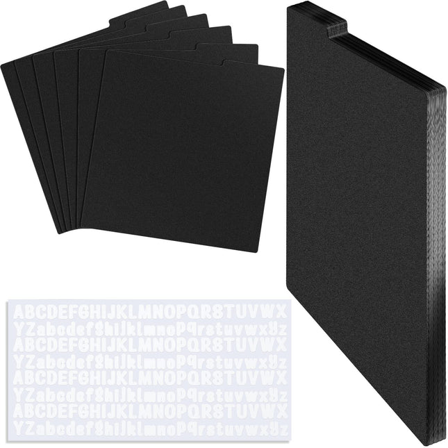Gueevin 30 Pcs Record Dividers 12.5 X 13.49 Inch Vinyl Record Accessories with W