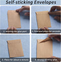150 Pack Seed Saving Envelopes,Small Paper Envelopes for Seeds,Mini Envelopes,Coin Envelopes,Key Envelopes,Self-Adhesive Kraft Seed Envelopes,Let