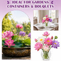 30+ Pcs Bonsai Bowl Lotus Seeds, Water Lily Flower Plant Seed Flowering Aquatic Fresh Garden Seeds for Pond Home Planting Ornamental(Mixed Color)