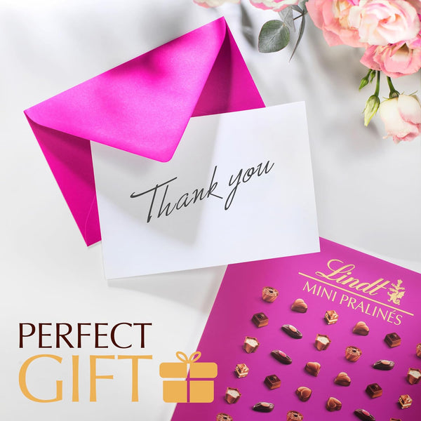 Lindt Mini Pralines Assorted Chocolate Candy Gift Box, 6.2 oz. Full Size