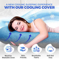 PILLANI Cooling Pregnancy Pillows for Sleeping – 57-Inch Maternity Pillow for Pregnant Women with Removable Washable Cover – Support for Back,