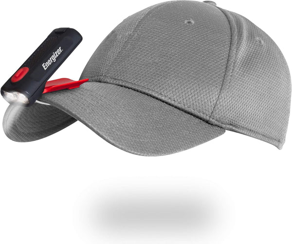 ENERGIZER LED Clip Light S200, IPX4 Water Resistant Cap Visor Clip on Light with Pivoting Head, Bright Durable Light for Work, Outdoors, Emergency