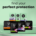 U by Kotex Ultra Thin Pads, Clean & Secure, Heavy Absorbency, 56 Count (Packaging May Vary)
