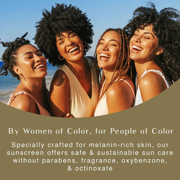 Black Girl Sunscreen SPF 30 for the Face & Body - Moisturizing Sun Protection, SPF 30, Sun Lotion for Women, Ultra Sheer, Travel Size Sunscreen,