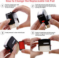 BAZIC Products Paid Self-Inking Rubber Stamp, Red Ink | removable, replaceable ink pad for marking invoices and receipts Paid (Red Ink) 1-Pack