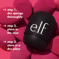 E.L.F. Safe Travels Sponge Case, On-The-Go, Breathable Beauty Sponge Protection from Dirt & Grimes, Durable Silicon Holder, Vegan & Cruelty-Free