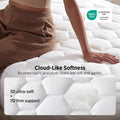 Bedsure Queen Mattress Pad - Quilted Fitted Mattress Topper Protector with 8-21 Inches Deep Pocket, Noiseless Breathable Bed Cover Padded, Machine