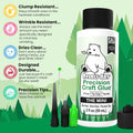 Bearly Art Precision Craft Glue - The Mini - 2fl oz with Tip Kit - Acid Free Archival - Strong Hold Adhesive - Ideal for Fine Paper Crafting