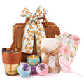 Mother's Day and Get Well Gifts for Women,Birthday Gifts Basket for Women,Relaxing Spa Care Package ,Unique Self Care Gift Basket for Mom, Wife,