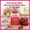 Smartypants Kids Probiotic Immunity Gummies: Prebiotics & Probiotics for Digestive Health and Immune Support Supplement, Gluten Free, Vegan, Grape