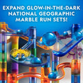 National Geographic Motorized Marble Run 150-Piece Building Set for Kids | Motorized Elevator, 30 Marbles, Storage Bag, Perpetual Motion Machine,