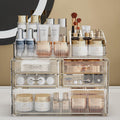ZHIAI Stackable Organizer, Acrylic Cosmetic Organizer for Dresser, Vanity, Kitchen Cabinet, Bathroom, Under Sink, Home Organization and Storage (1