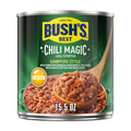 BUSH'S BEST 15.5 oz Canned Chili Magic Chili Beans Starter Campfire Style, Source of Plant Based Protein and Fiber, Low Fat, Gluten Free, (Pack of