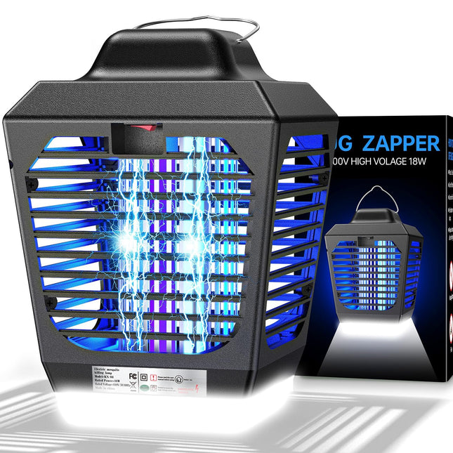 Bug Zapper Outdoor, Mosquito Zapper with LED Light, Fly Zapper Outdoor Indoor, I
