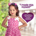 Headband Making Kit for Girls - Arts & Crafts Gift - Make Your Own Fashion Headbands for Kids - DIY Hair Accessories Set - Gift for Ages 5-12 Year