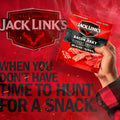 Jack Link's Hickory Smoked Bacon Jerky - 2.5 oz Bag - Ready to Eat Real Meat Protein Snacks - 11g Protein per Serving - Made with 100% Thick Cut