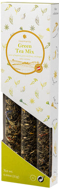 Gourmanity Japanese Loose Tea Sampler, 3 Flavors of Green Herbal Tea Mix with Floral & Fruity Notes, Great Gift for Any Tea Enthusiast, Product of