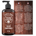 Viking Revolution Beard Conditioner W/Argan & Jojoba Oils - Softens & Strengthens - Sandalwood Scent - Beard Conditioner W/Beard Oil (17Oz
