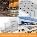 2 1/4'' x 50' Thermal Receipt Paper 50 Rolls, 2.25x50ft Receipt Roll Cash Register Paper - For Credit Card Machine POS Terminal Clover Mini