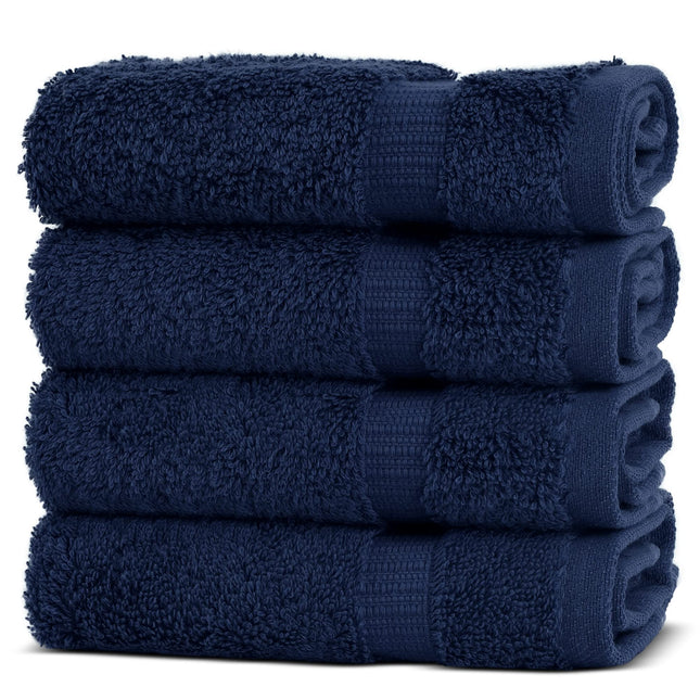 Chakir Turkish Linens | Hotel & Spa Quality 100% Cotton Premium Turkish Towels | Soft & Absorbent (4-Piece Washcloths, N