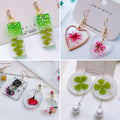 Resin Jewelry Molds, 128 Pcs Multiple UV Resin Earring Mold with Holes, Basic Epoxy Keychain Kits Bundle Complete Set, Necklace Pendant Moldes