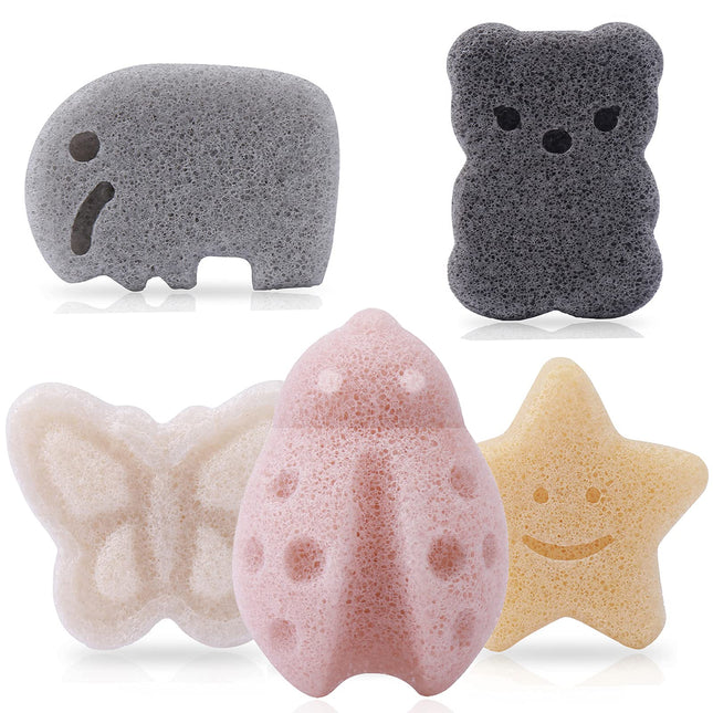 Konjac Baby Sponge for Bathing, Kids Bath Sponges for Infants, Toddler Bath Time