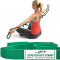 OPTP the Original Stretch Out Strap with Exercise Book, USA Made Top Choice Stretch Out Straps for Physical Therapy, Yoga Stretching Strap and