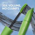 COVERGIRL Clump Crusher Water Resistant Mascara, Very Black, 0.44 Fl Oz, Volume Mascara, Clump-Free Lengthening Formula, Double-Sided Fine Tooth