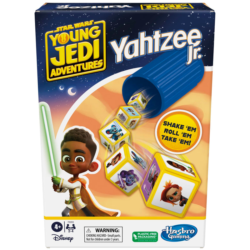 Hasbro Gaming Yahtzee Jr. Star War: Young Jedi Adventures Edition Board Game for Kids | Ages 4+ | 2-4 Players | Counting and Matching Games for